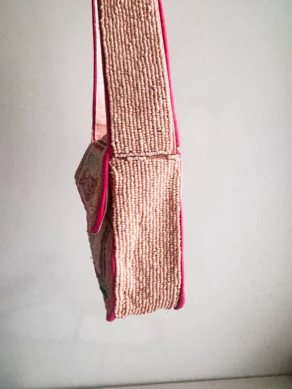Sol and Mer Nude Pink Sardines Beaded Bag - Picture 6 of 8